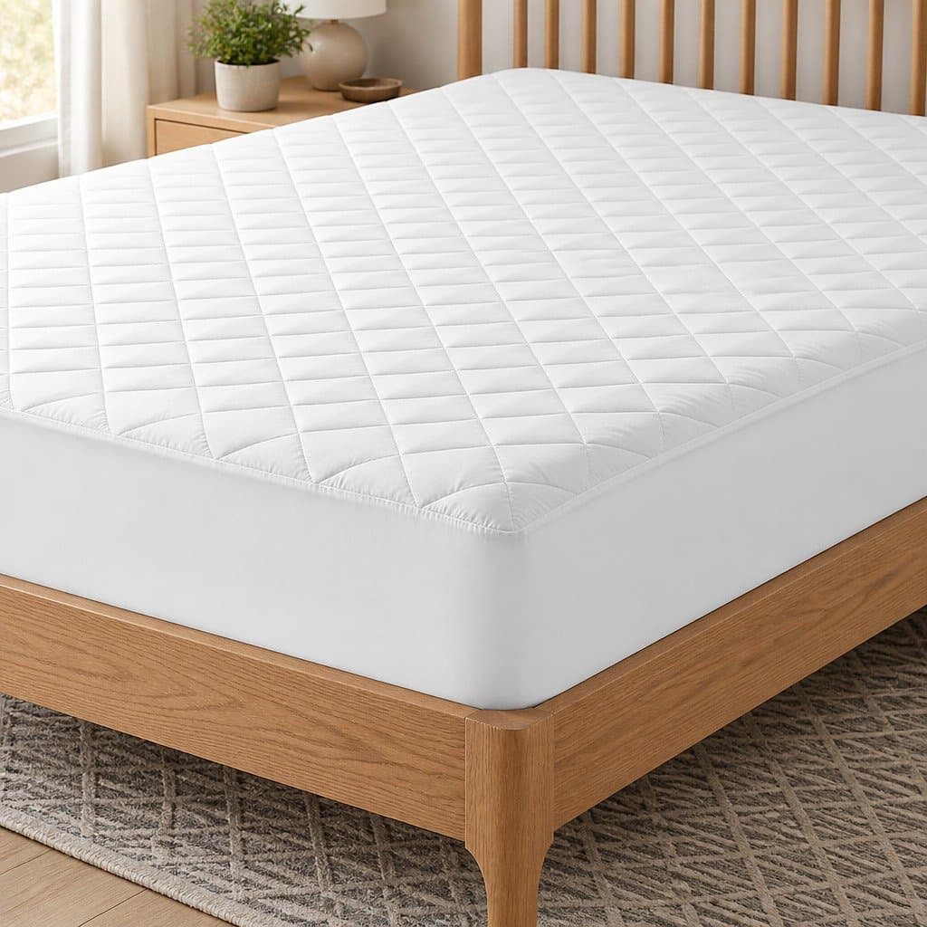 Quilted Cotton King Single Waterproof Mattress Protector