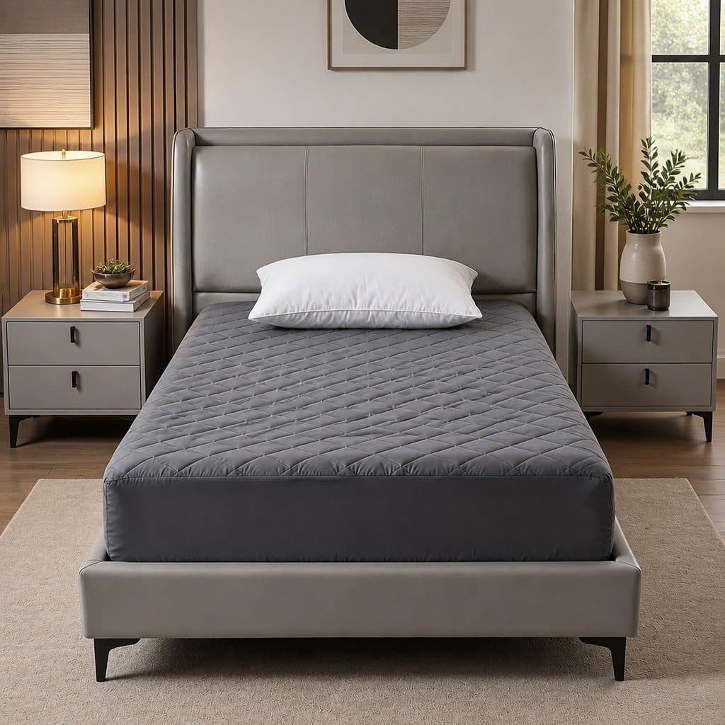 Microfiber King Single Water-Resistant Mattress Protector