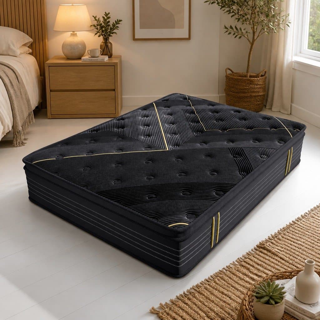 Bamboo Charcoal Pocket Coil Spring Mattress, Single Size
