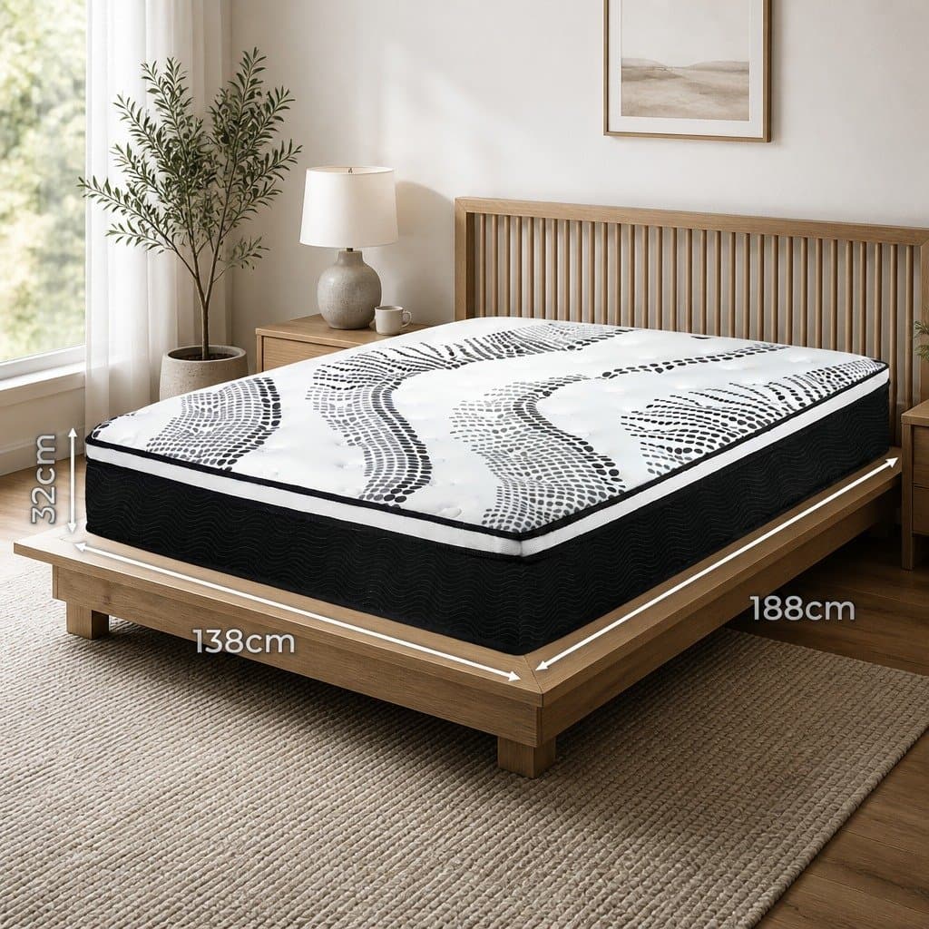 7 Zone Pocket Spring Mattress Double Bed with Foam Comfort