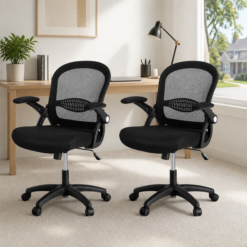 Mesh Office Chair Set for Desk and Gaming