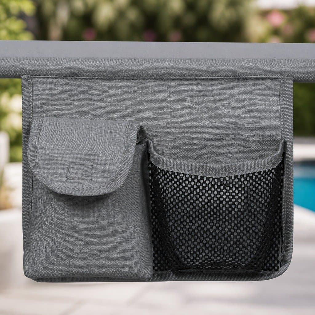 Foldable Lounge Chair with Rotating Canopy