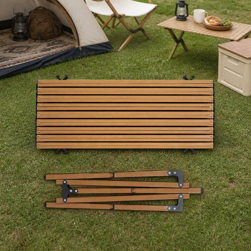 Portable Folding Camping Table with Carry Bag