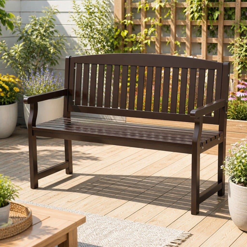 Wooden Garden Bench for Outdoor Comfort