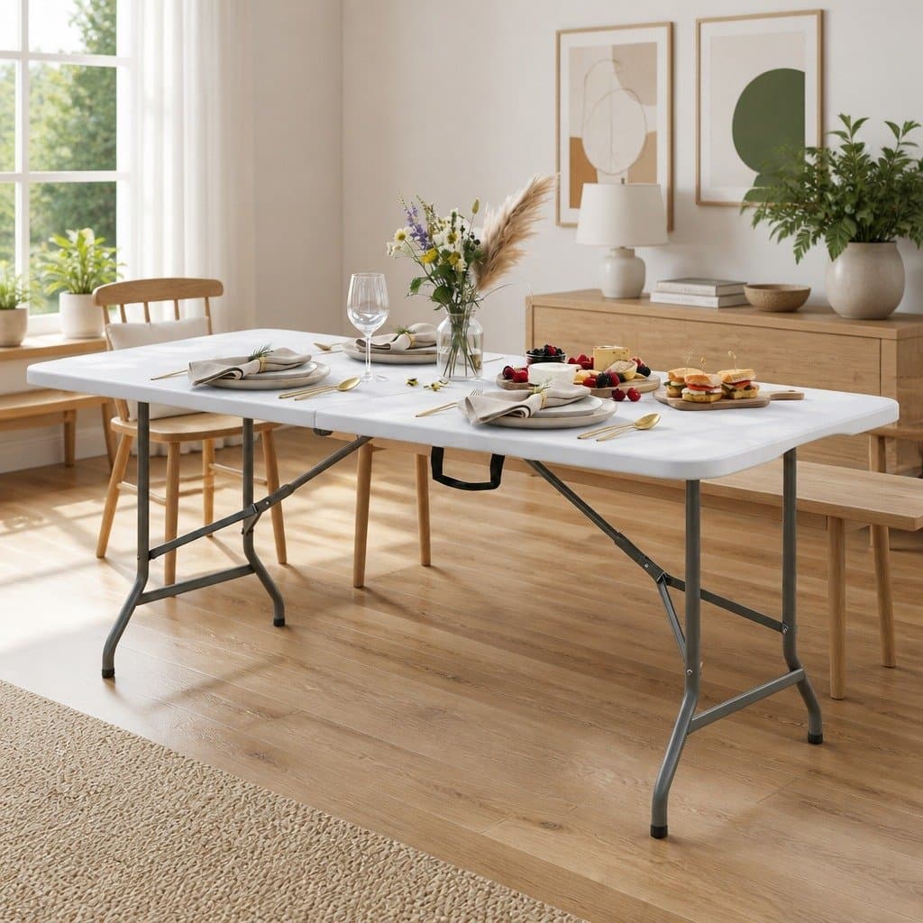 Portable Folding Table 180cm for Events and Camping