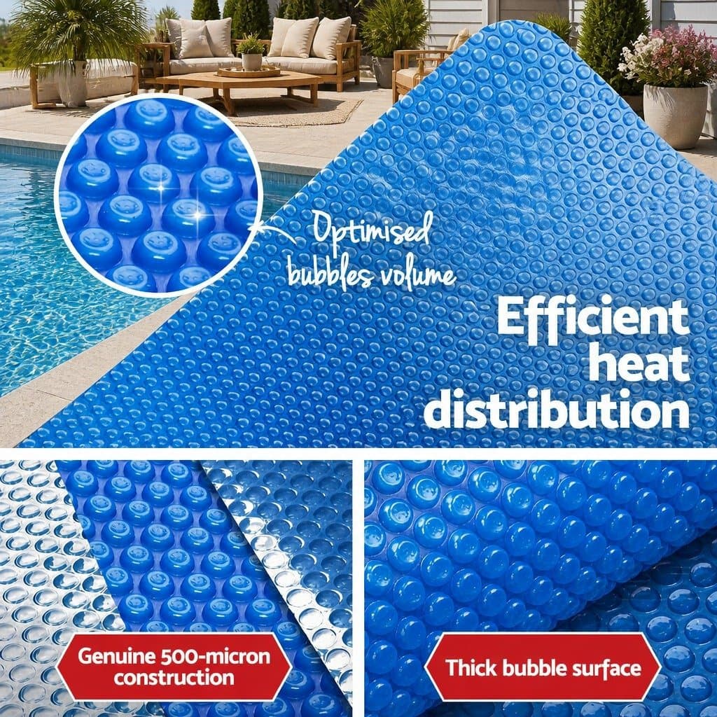 Solar Pool Cover 8M x 4.2M 400 Micron Blue