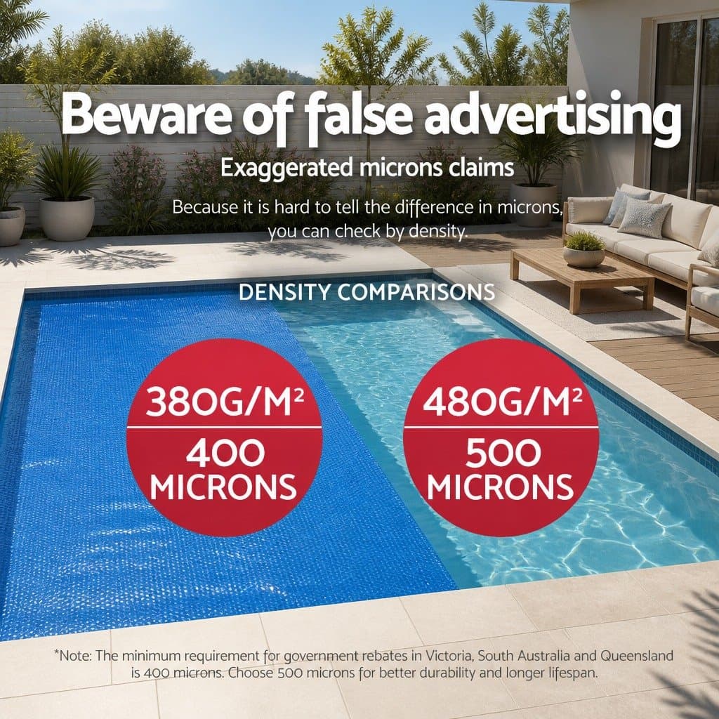 Solar Pool Cover 8M x 4.2M 400 Micron Blue