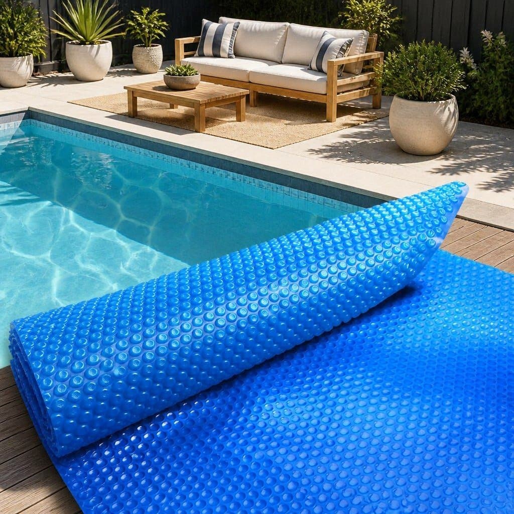 Solar Pool Cover 8M x 4.2M 400 Micron Blue