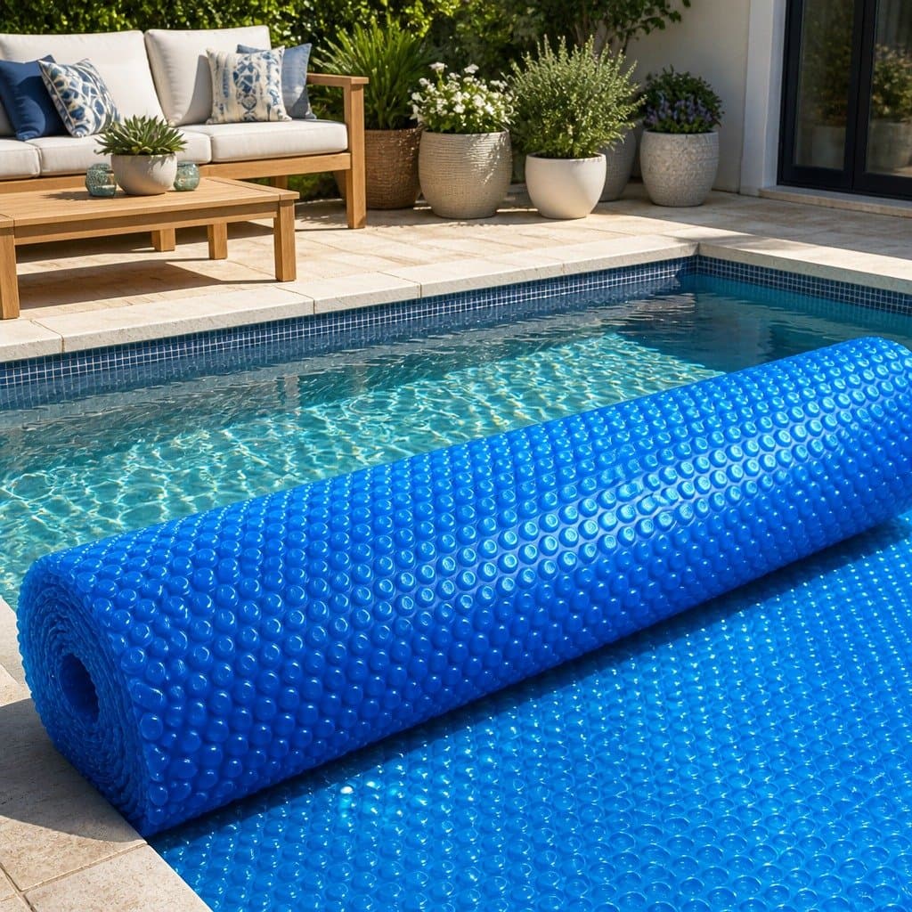 Solar Pool Cover 8M x 4.2M 400 Micron Blue