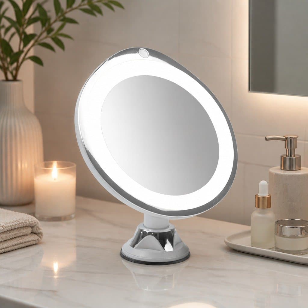10x Magnifying Makeup Mirror with 14 LED Light
