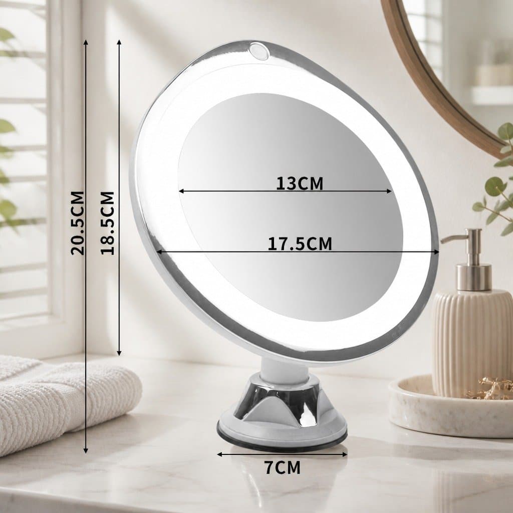 10x Magnifying Makeup Mirror with 14 LED Light