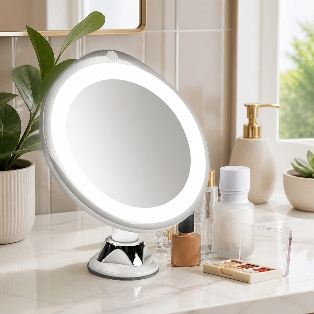 10x Magnifying Makeup Mirror with 14 LED Light
