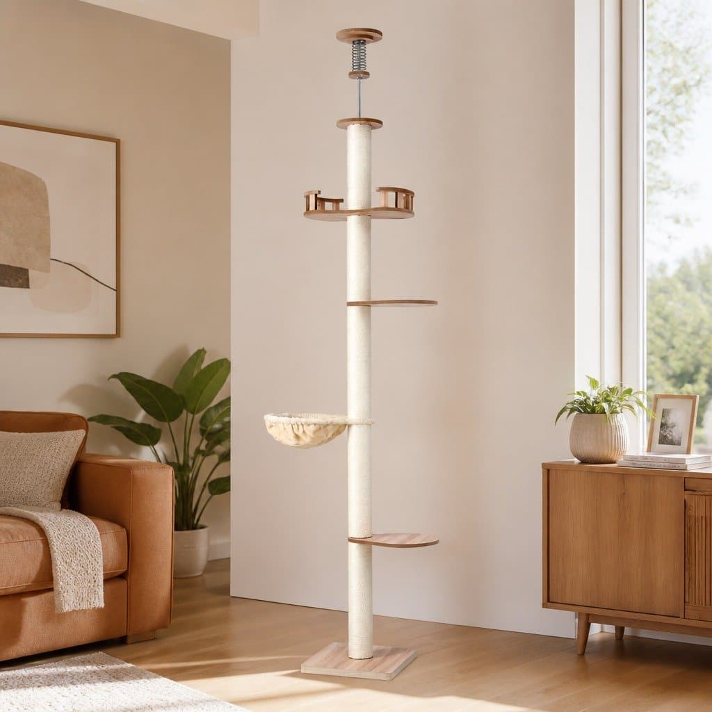 270cm Multi-Level Cat Tree Tower with Sisal Posts