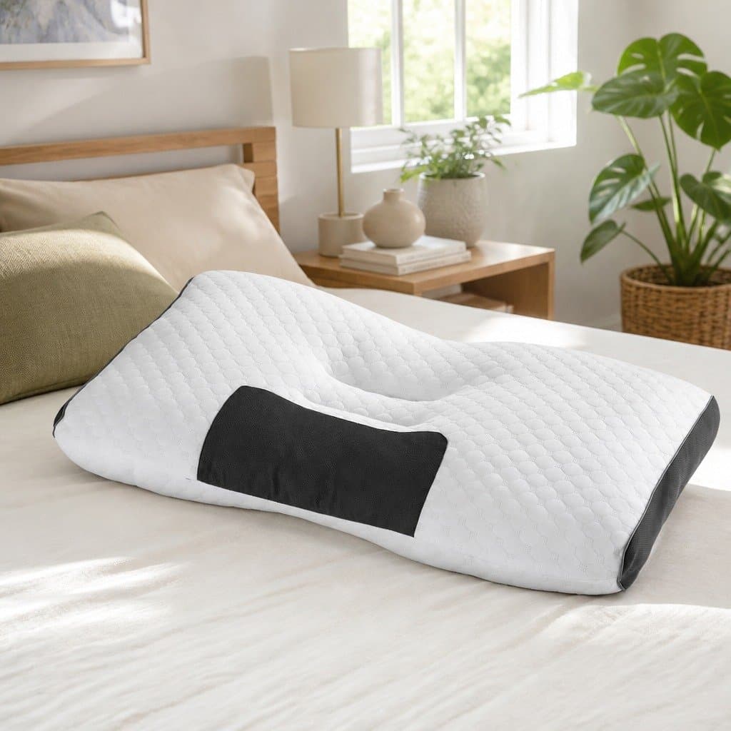 Ergonomic Contour Pillow with Adjustable Height