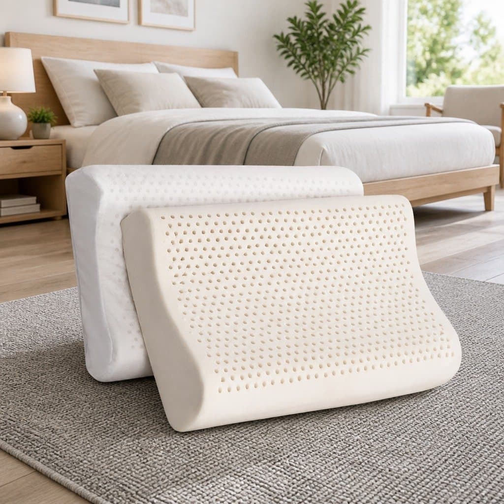 Contour Latex Pillow Twin Pack with 2-Zone Support