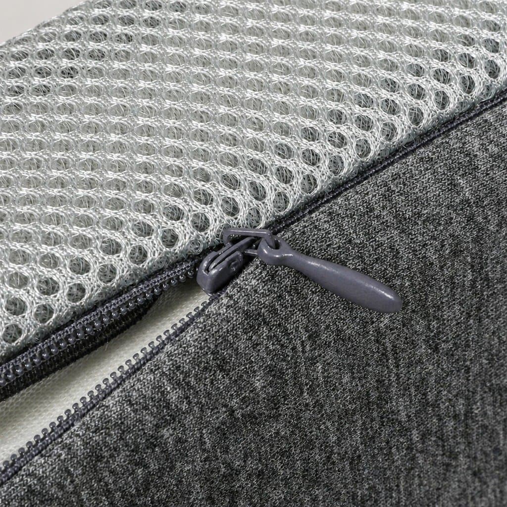 Ergonomic Memory Foam Neck Support Pillow Grey