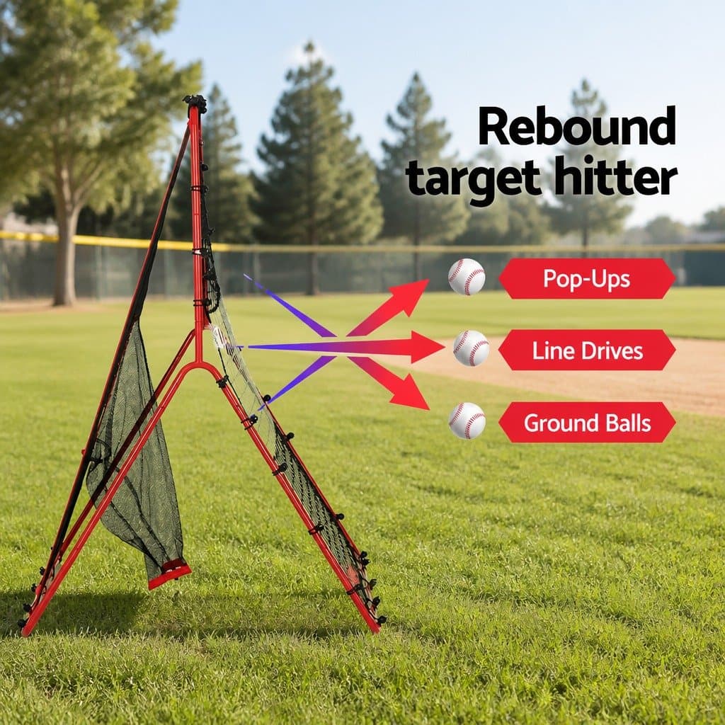 Baseball Pitching Net Target Rebound Training Aid