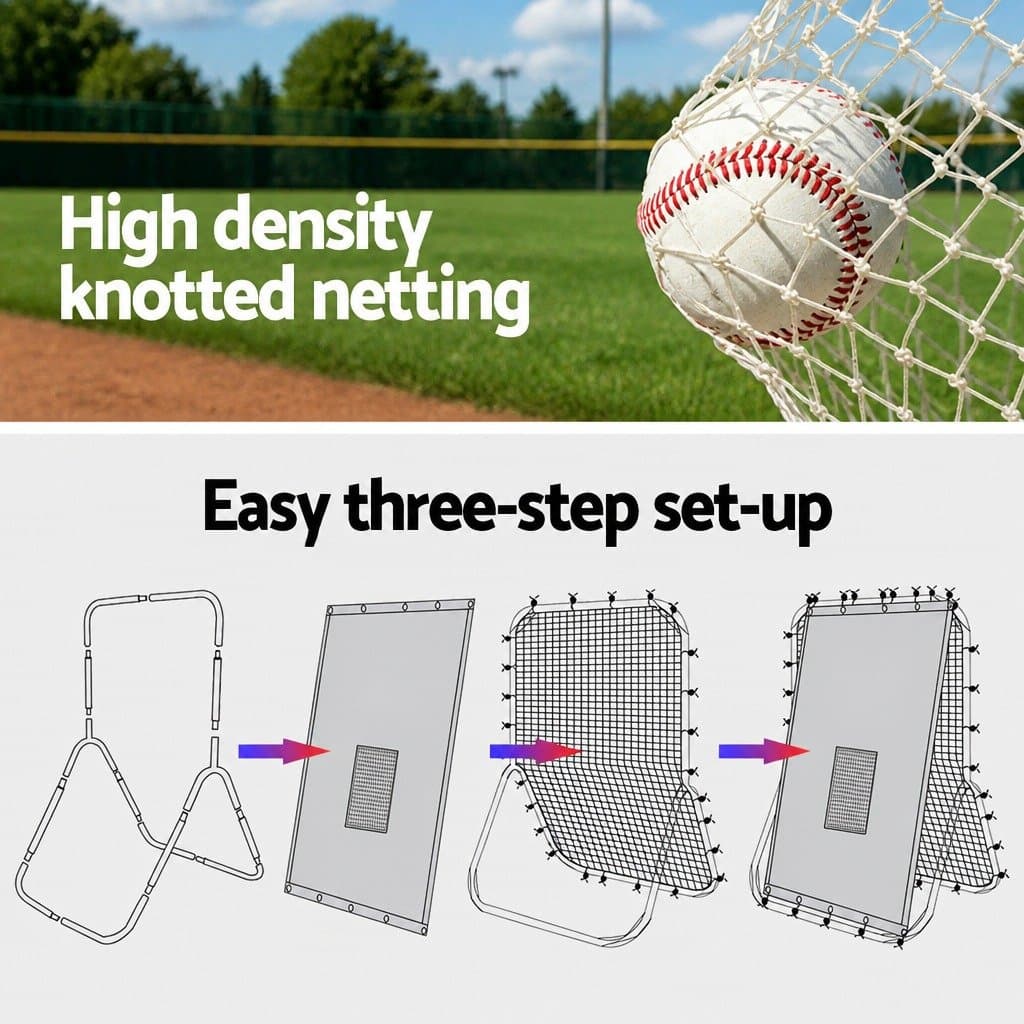 Baseball Pitching Net Target Rebound Training Aid