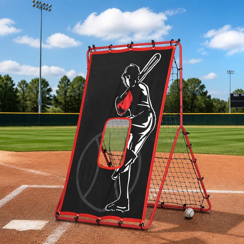 Baseball Pitching Net Target Rebound Training Aid