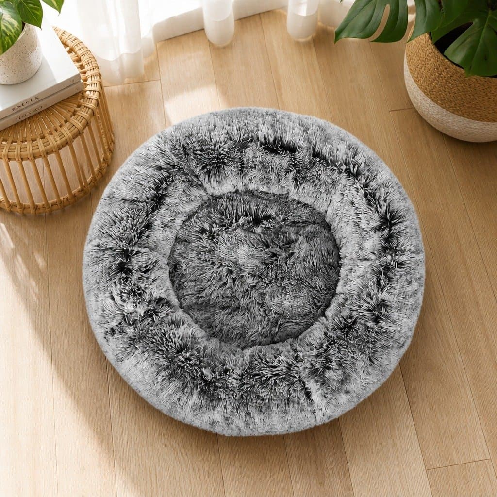Calming XXL Donut Pet Bed with Plush Comfort