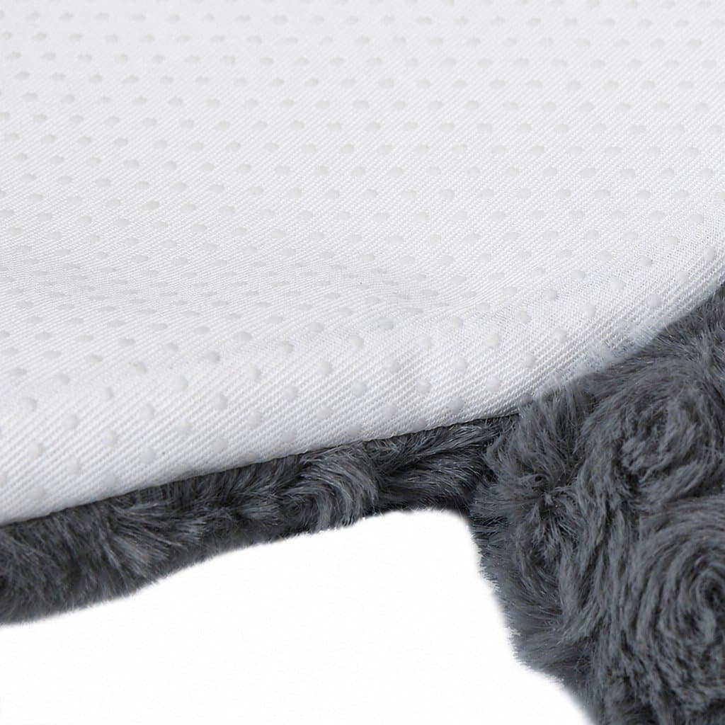 Large Calming Cushion Pet Bed with Squeaky Toys