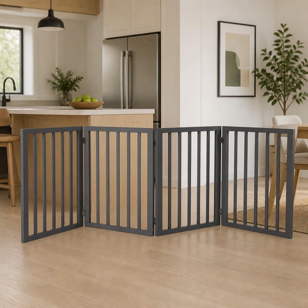 Wooden Pet Gate for Safety and Style