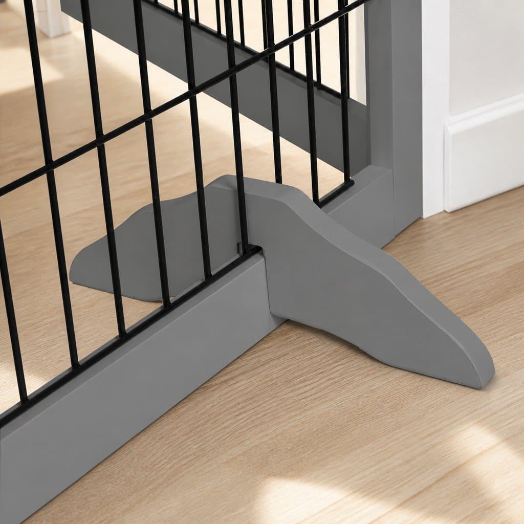 Pet Dog Playpen Puppy 6 Panels Portable Foldable Safe Enclosure Indoor Outdoor