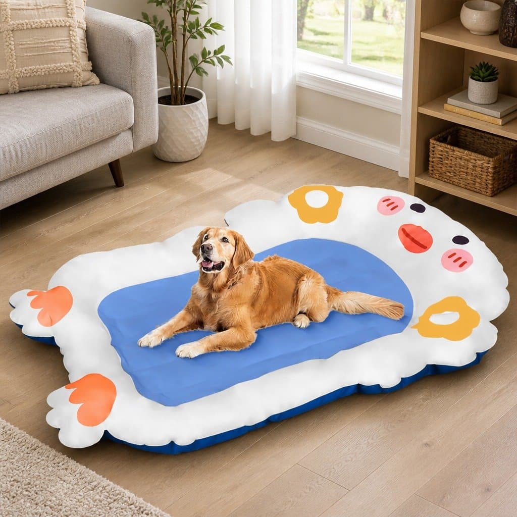 Pet Cooling Mat Dog Cat Large Gel Pad Summer Heat Relief Waterproof Easy Clean
