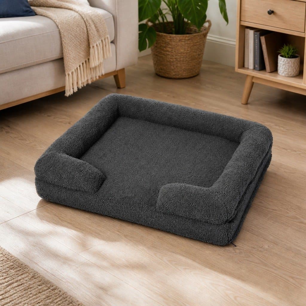 Memory Foam Pet Sofa Bed with Orthopaedic Support