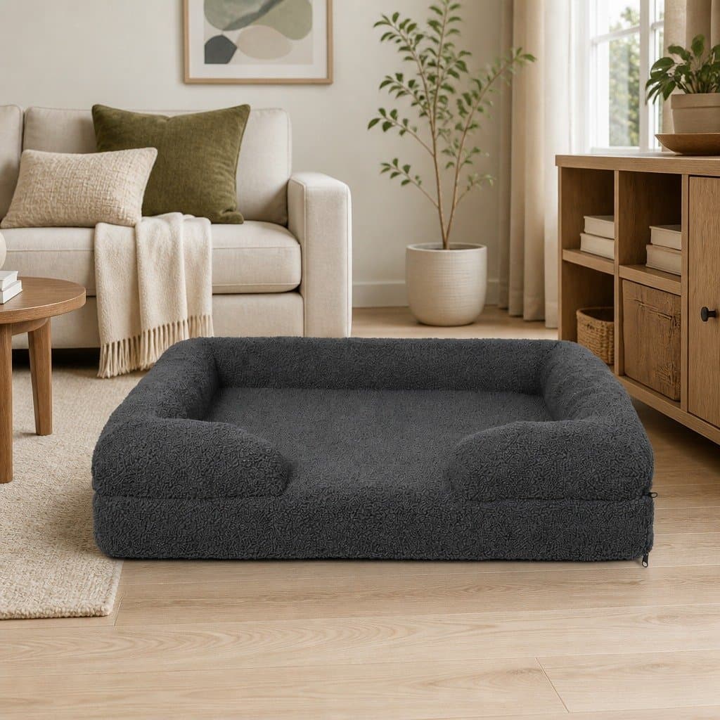 Memory Foam Pet Sofa Bed with Orthopaedic Support
