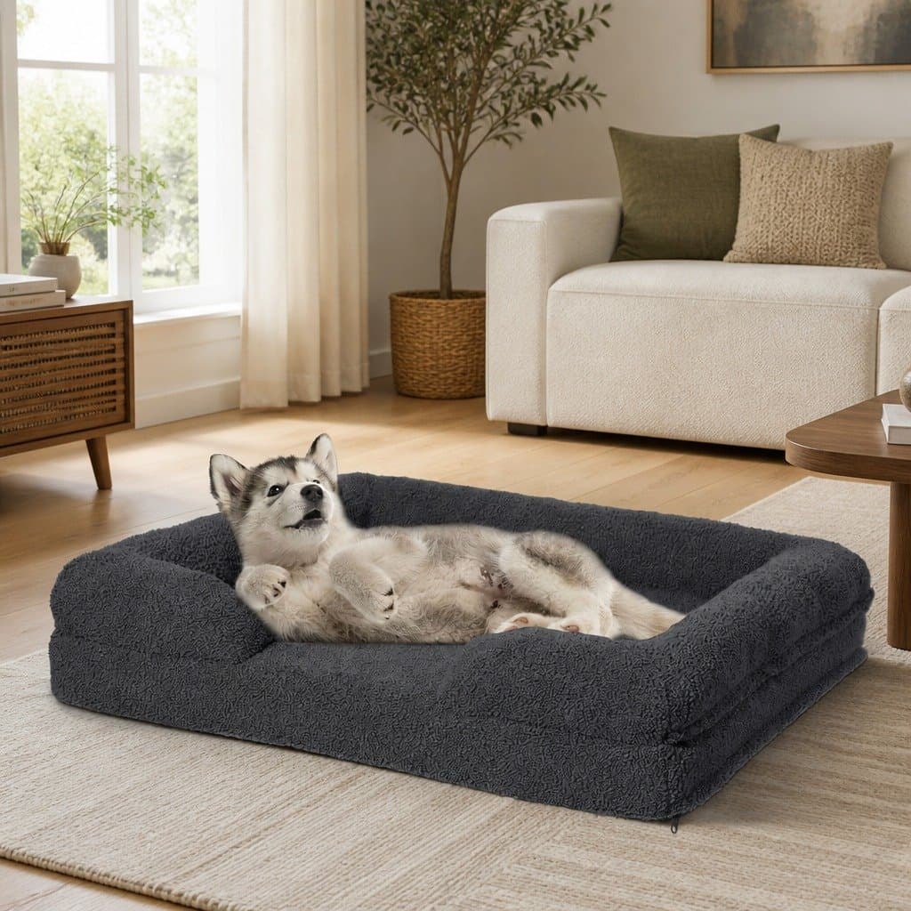 Memory Foam Pet Sofa Bed with Orthopaedic Support