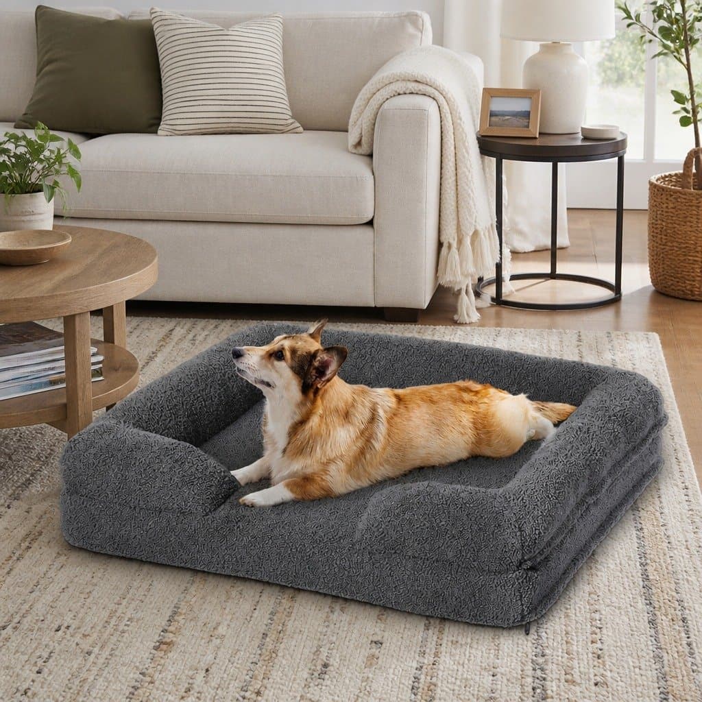 Memory Foam Pet Sofa Bed with Orthopaedic Support