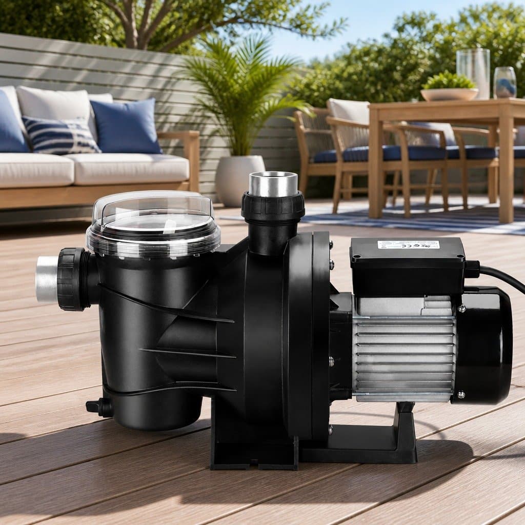 Pool Pump 2000W 2.7HP Swimming Water Circulation Filter Electric Spa Above