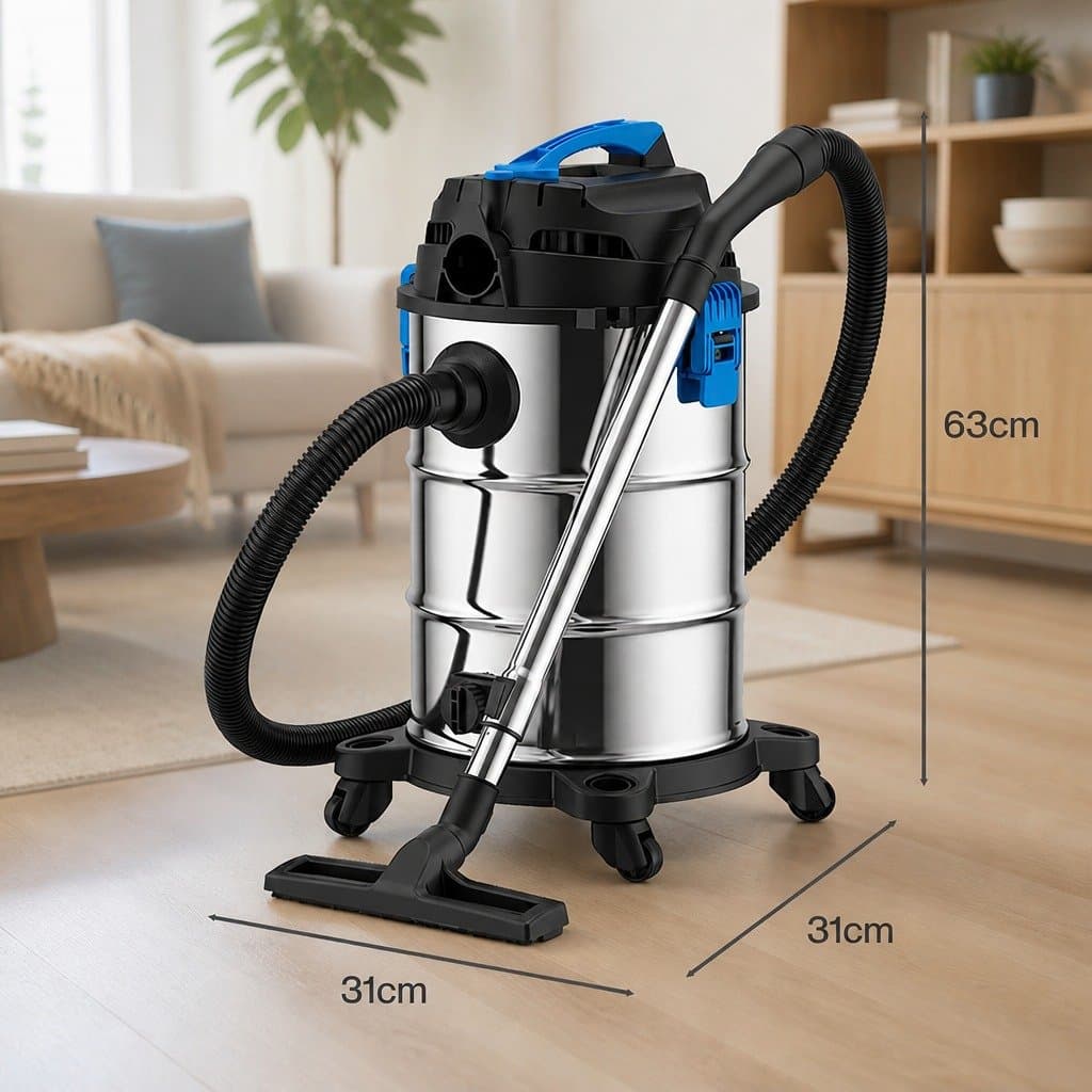 30L Wet Dry Vacuum Cleaner with 1400W Motor