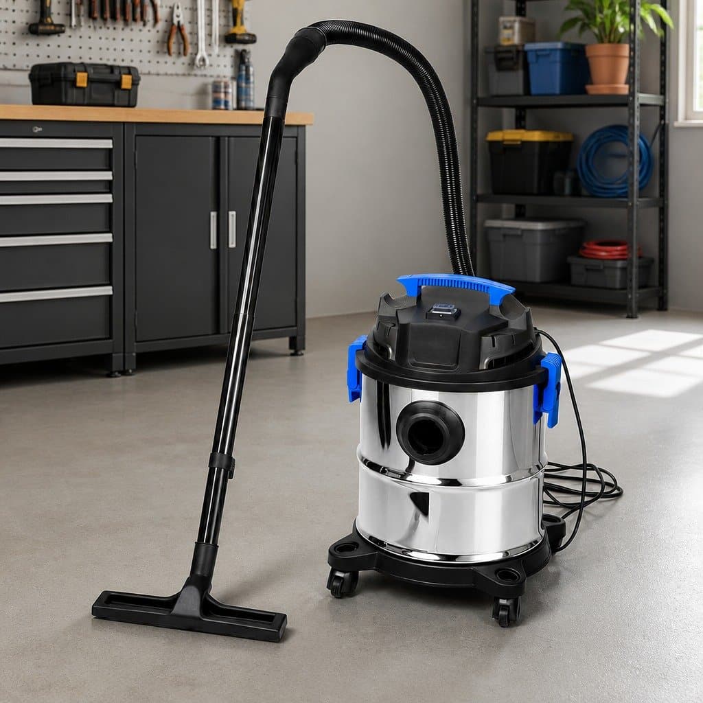 20L Wet Dry Vacuum Cleaner with HEPA Filter and 1200W Motor