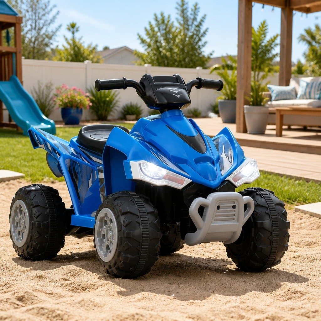 12V Electric Kids ATV in Blue for Ages 3+