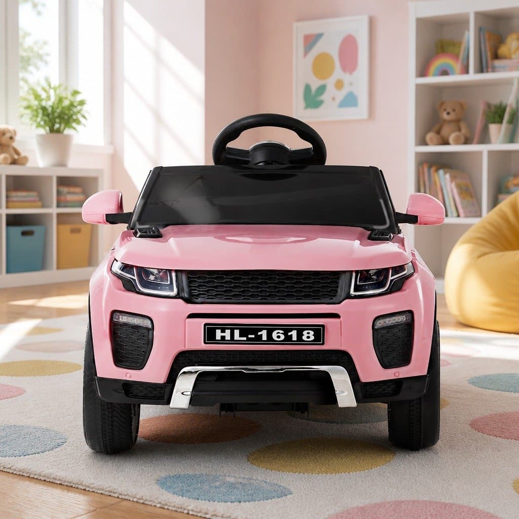 Pink Kids Electric Ride On Car with Remote Control