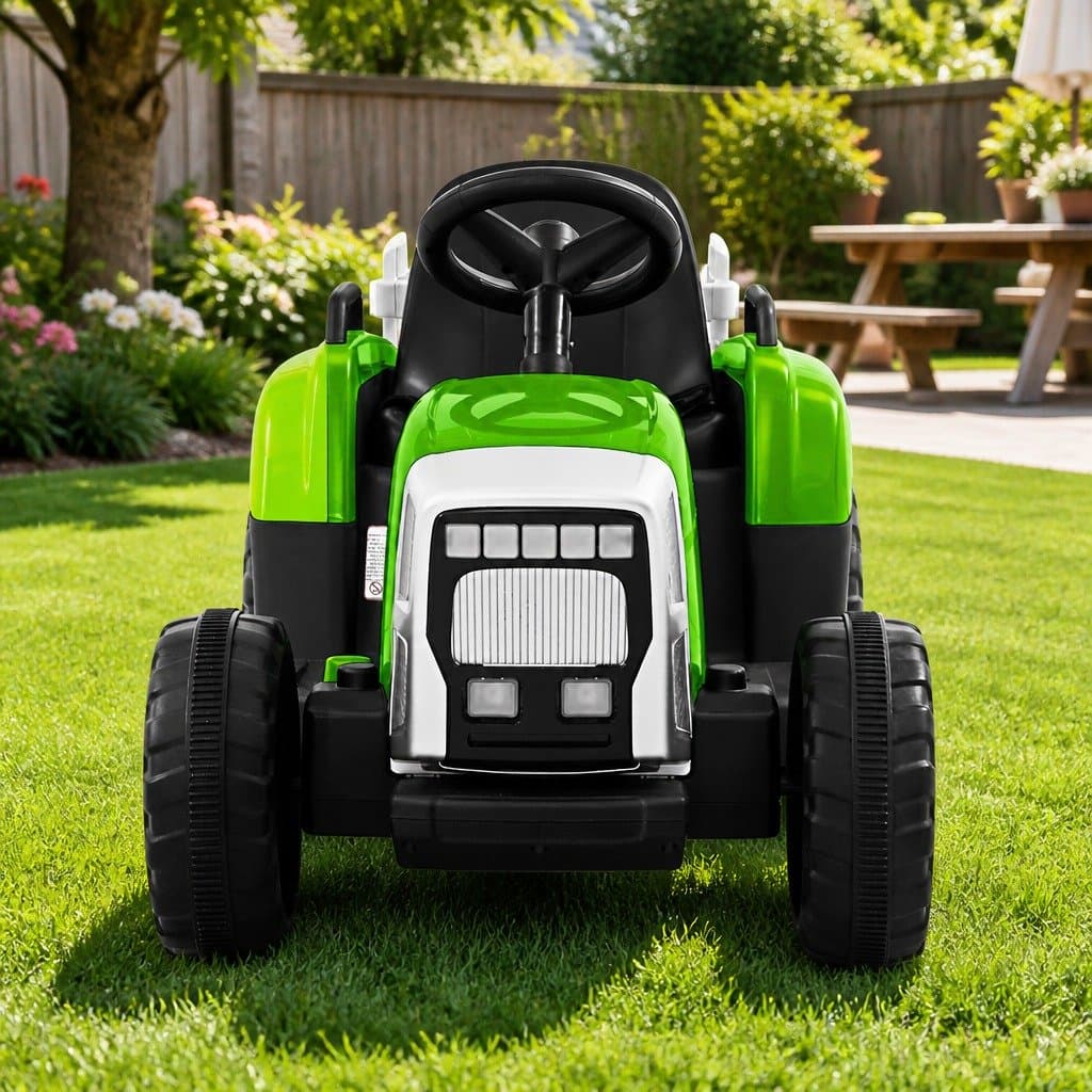 Kids Ride-On Tractor with Detachable Trailer