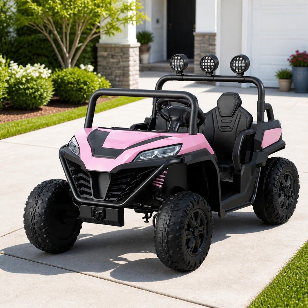 Pink Electric Kids Ride On Car with Remote Control