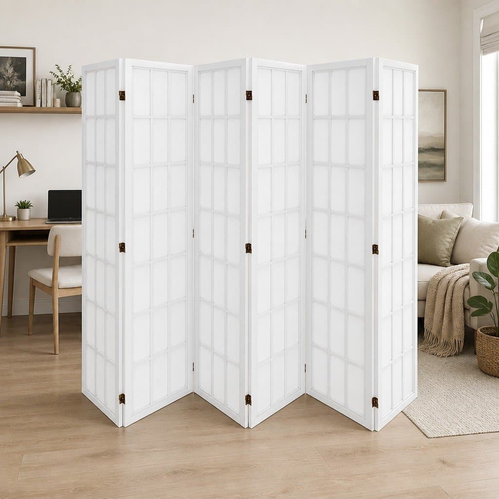 6 Panel Room Divider with Durable Build 170cm