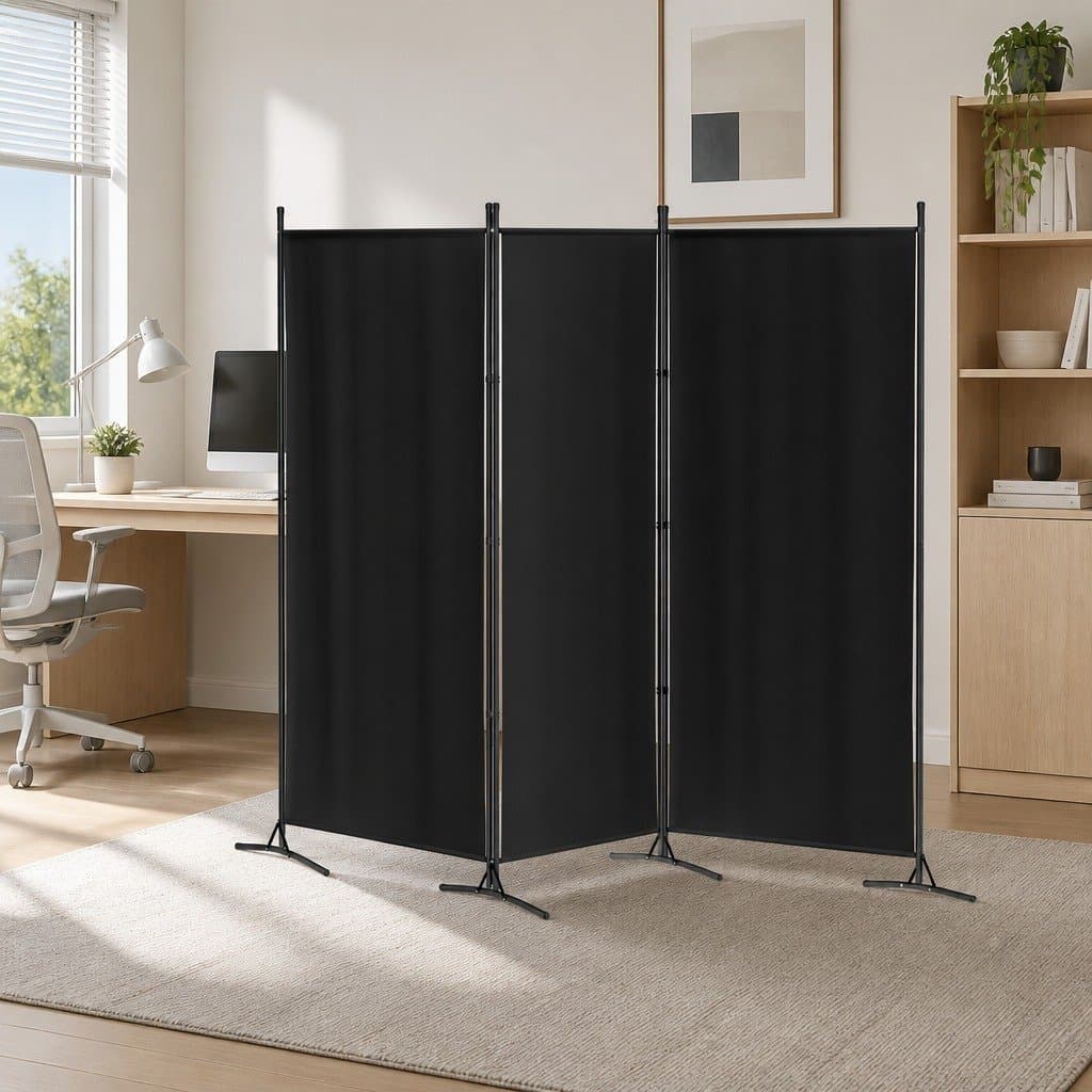 260x180cm Foldable 3 Panel Room Divider Screen