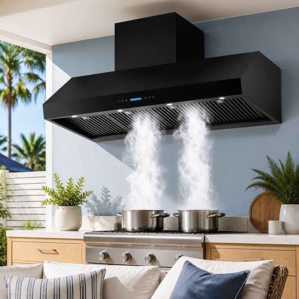 1500mm Commercial Range Hood with Dual Motors