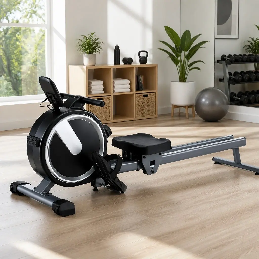 Magnetic Rowing Machine with 16 Resistance Levels