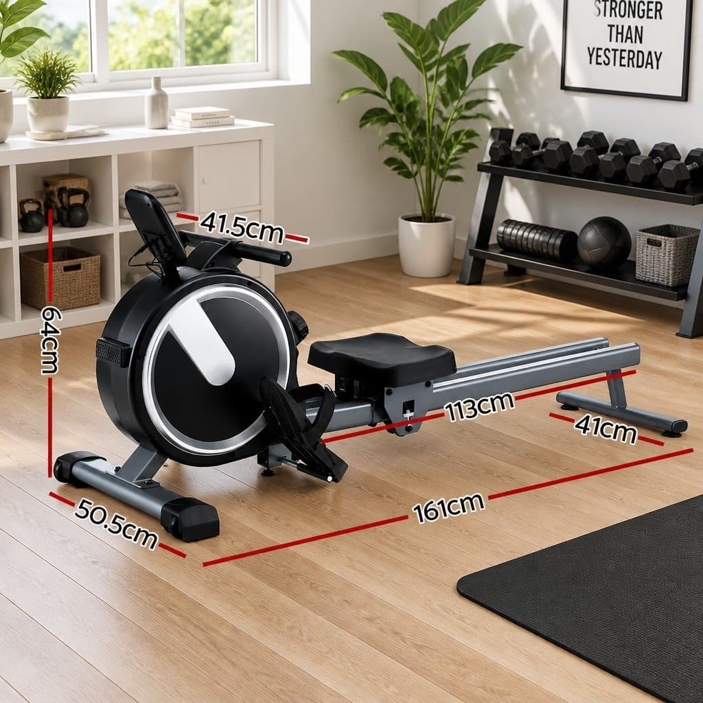Magnetic Rowing Machine with 16 Resistance Levels