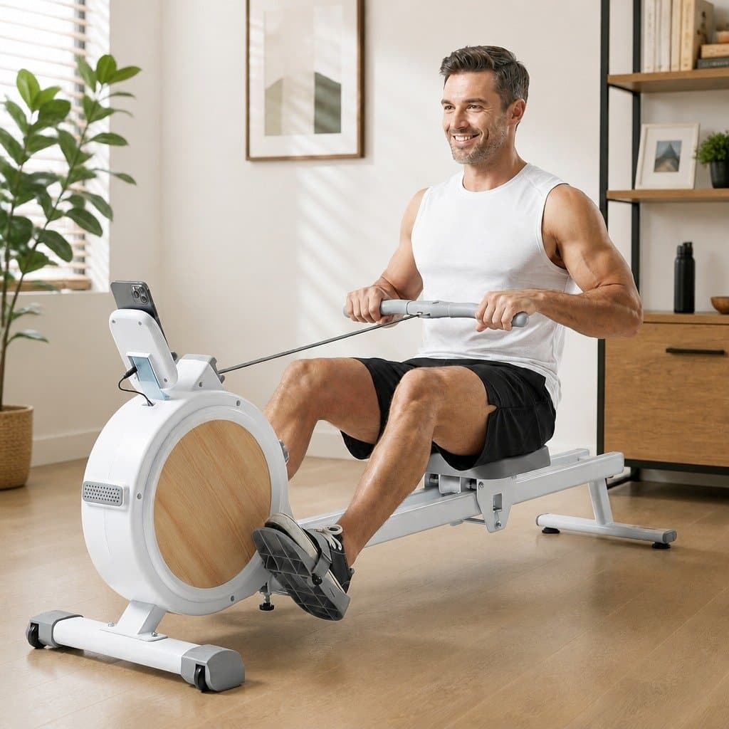 Magnetic Rowing Machine with 16 Resistance Levels