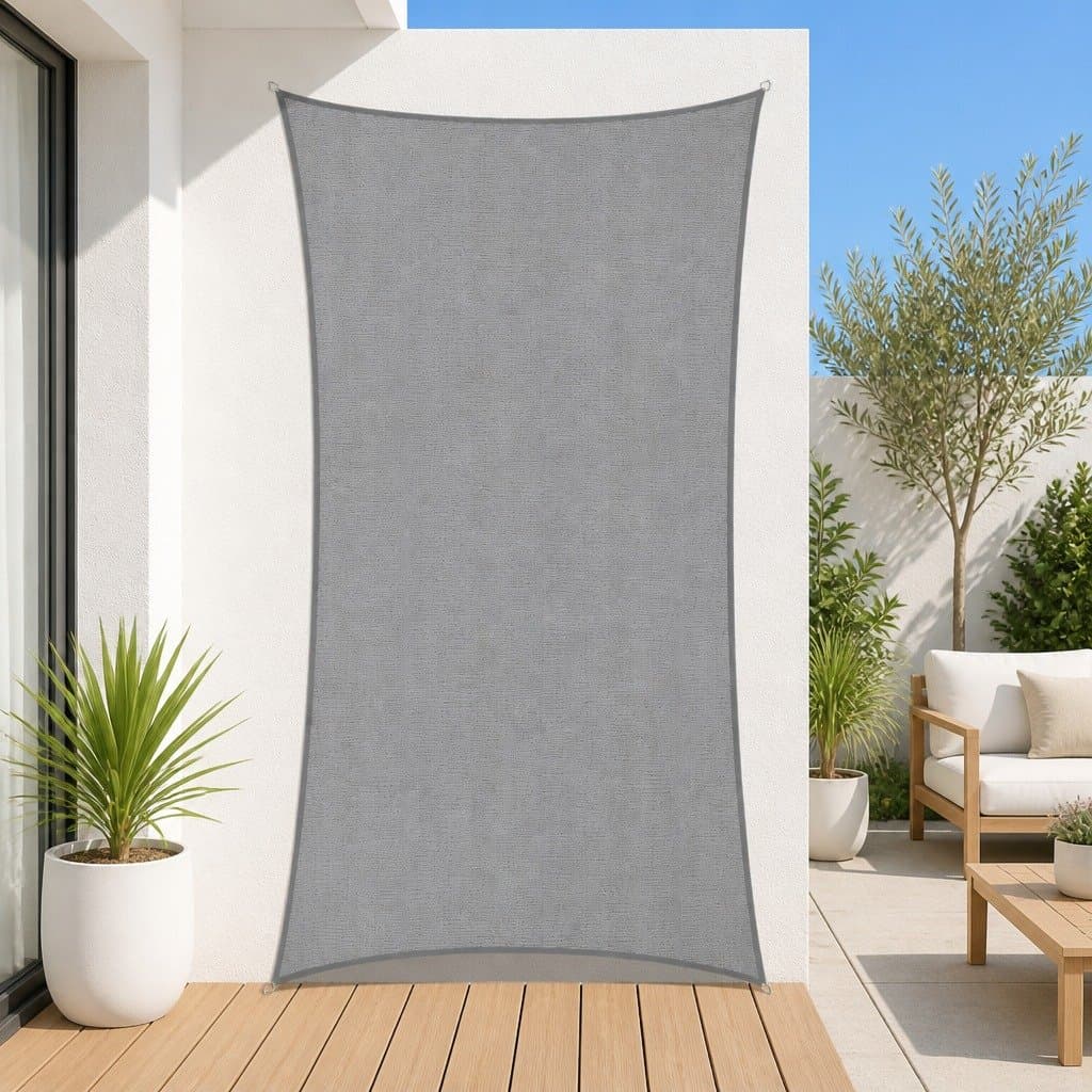 Rectangle Shade Sail Cloth 2X5M Canopy