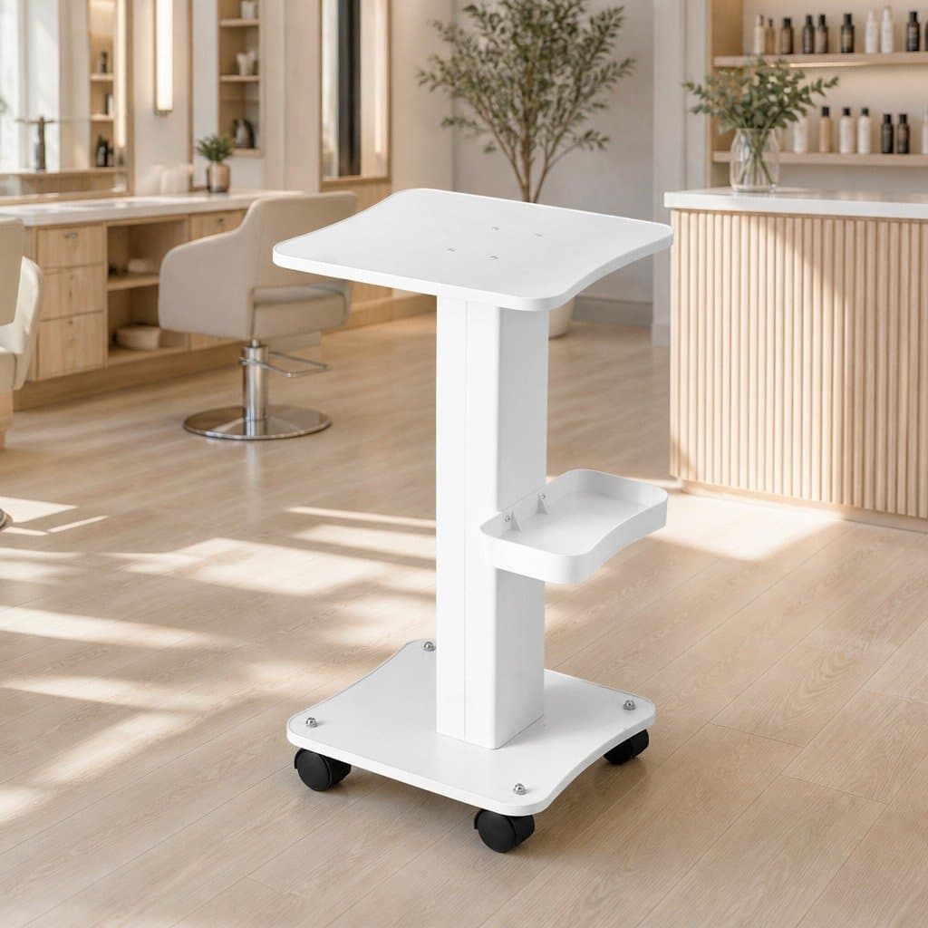 Rolling Salon Trolley Cart with Lockable Wheels