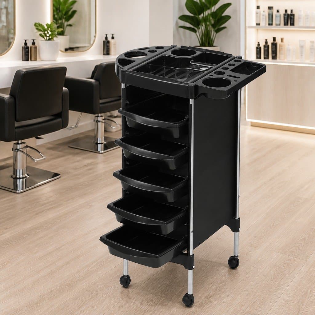6 Tier Salon Trolley Cart for Beauty Professionals
