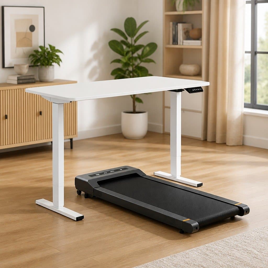Electric Standing Desk Treadmill 140cm Combo