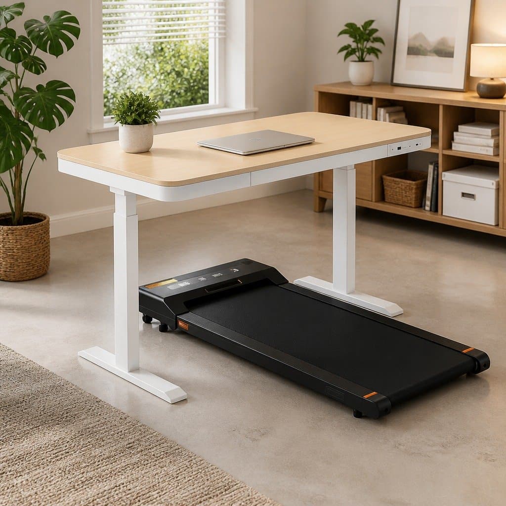 Electric Standing Desk Treadmill Combo 120cm